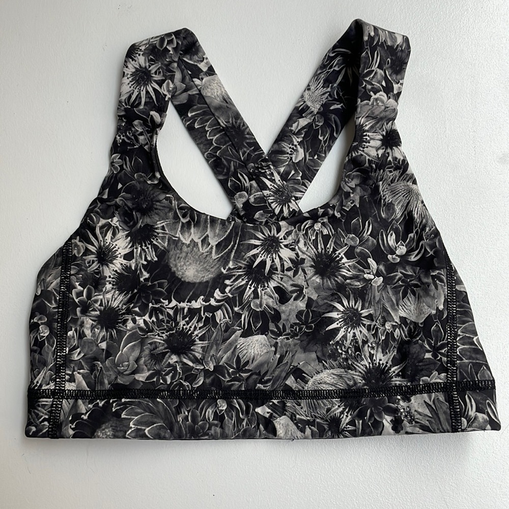 Lululemon Floral Printed Sports Bra